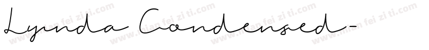 Lynda Condensed字体转换